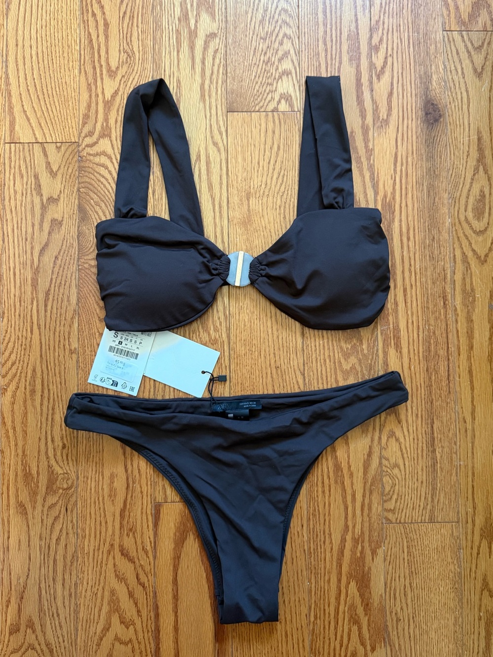 Zara brown bikini